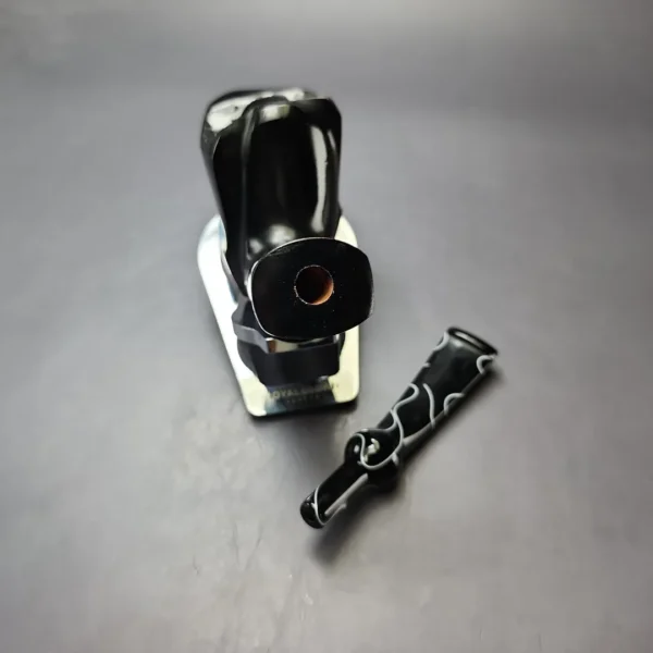 Nording Black Smooth Freehand Estate Briar Pipe, Unsmoked - Image 11