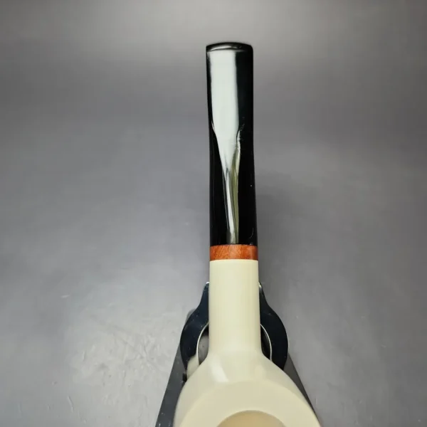 MBSD Meerschaum Deluxe Smooth Large Billiard Block Meerschaum Pipe, New - Image 6
