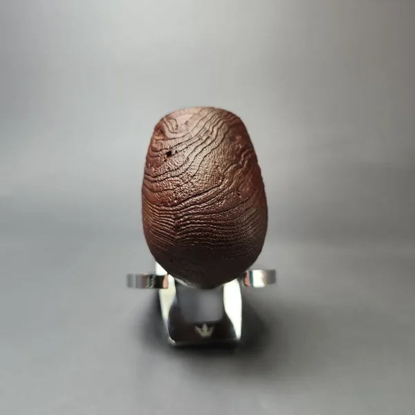 MBSD Briars by Piero Vitale Vintage Sandblasted Brandy w/ Boxwood Briar Pipe, New - Image 3