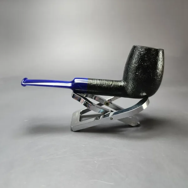 Sean Reum "Eggshell" Sandblasted Brandy w/ Resin Estate Briar Pipe, Unsmoked - Image 7