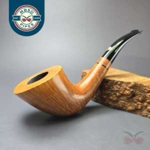 Cavicchi CCC Grade Smooth Horn Dublin Estate Briar Pipe, Italian Estates