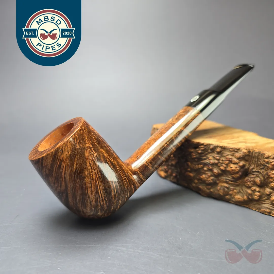 James Upshall P Grade Group 6 Smooth Lumberman Estate Briar Pipe, Unsmoked