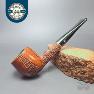 Kaywoodie Durobit 69 Partially Rusticated Pot Estate Briar Pipe, Unsmoked