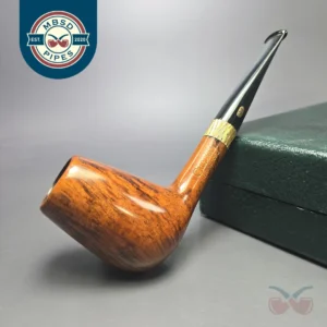 Chacom Grand Cru 1 Smooth Stack Brandy w/ Gold Estate Briar Pipe, Unsmoked