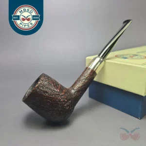 MBSD Briars Timeless Traditions 1 Sandblasted Billiard w/ Silver Handmade Briar Pipe, New