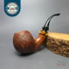 Papa Bear's Pipes by Tim Beaumont Partially Sandblasted Egg Handmade Briar Pipe, New