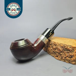 Ferndown REO 1* Smooth Rhodesian w/ Silver Estate Briar Pipe, Unsmoked