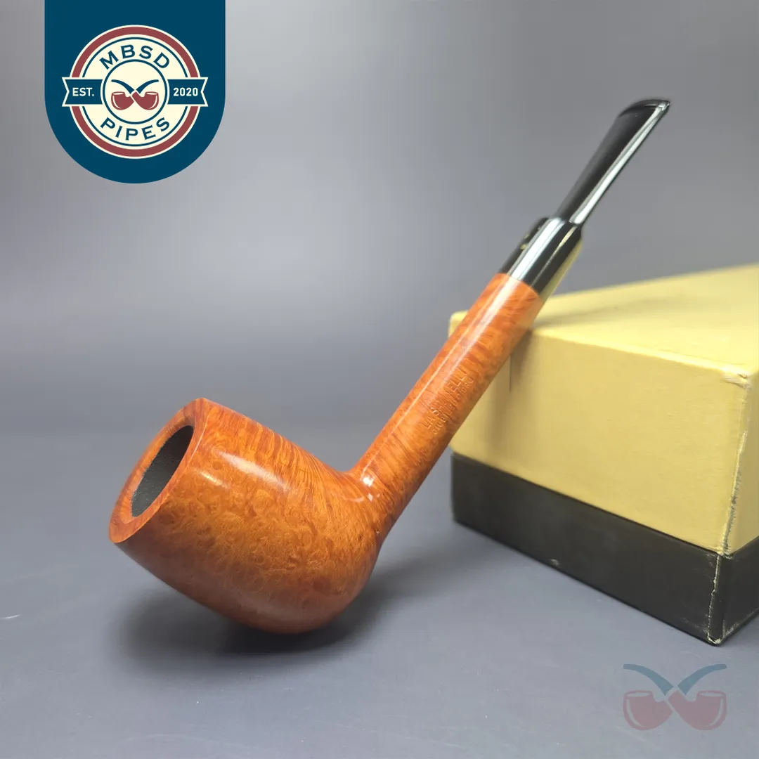 Savinelli Giubileo d'Oro Natural Smooth Lovat Estate Briar Pipe, Unsmoked