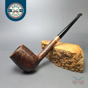 Bruno Nuttens Bing B1 Partially Sandblasted Billiard Briar Pipe, New