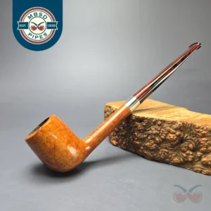 Bruno Nuttens Mini Bing B3 Smooth Billiard w/ Cumberland Briar Pipe, New