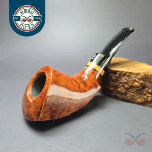 Jirsa Supreme Smooth Cobra w/ Acrylic Estate Briar Pipe, Unsmoked, 9mm
