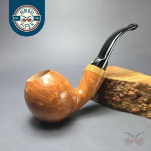 Luciano Pipe of the Year 2011 Smooth Danish Apple Estate Briar Pipe, Unsmoked