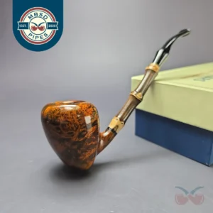 MBSD Briars Modern Masters 1 Smooth Peewit w/ Bamboo Briar Pipe, New