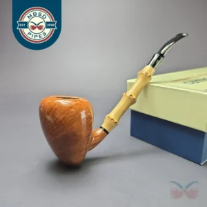 MBSD Briars Modern Masters 1 Smooth Peewit w/ Bamboo Briar Pipe, New