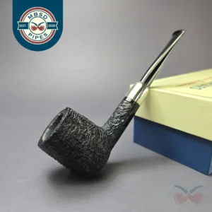 MBSD Briars Timeless Traditions 1 Sandblasted Billiard w/ Silver Handmade Briar Pipe, New