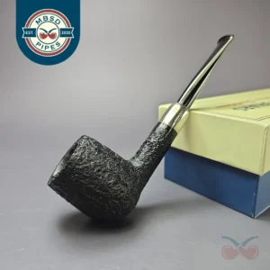 MBSD Briars Timeless Traditions 1 Sandblasted Billiard w/ Silver Handmade Briar Pipe, New
