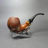 Papa Bear's Pipes by Tim Beaumont Partially Sandblasted Egg Handmade Briar Pipe, New - Image 2