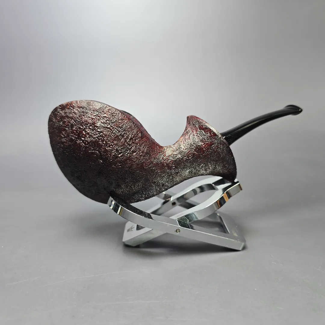 Madao 3000 Sandblasted Orca Handmade Briar Pipe, New - Image 2