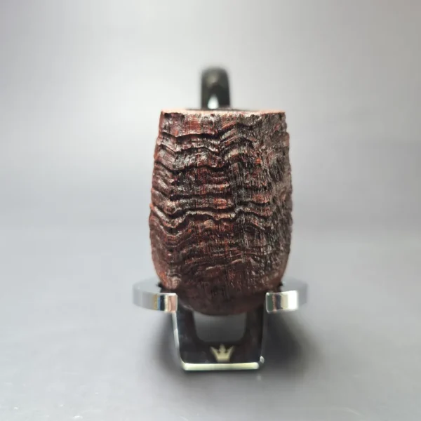 Pipe Tristan "Antique Shell" Sandblasted LC Bent Billiard Handmade Briar Pipe, New - Image 3
