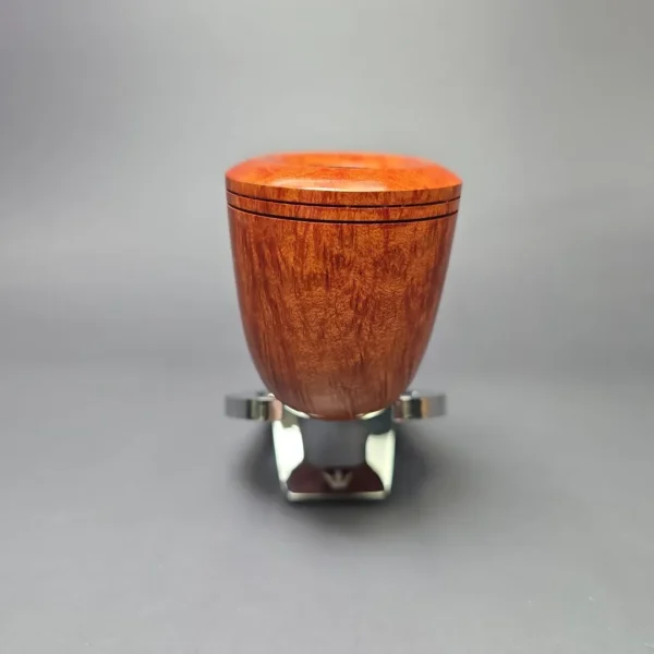 Kai Neilsen Flame Grain Old Briar Smooth Dublin w/ Horn Estate Briar Pipe, Unsmoked, 9mm - Image 3