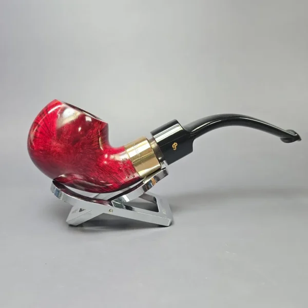 Peterson 1980 System Supreme Gold Mounted 2S Smooth Apple Estate Briar Pipe, Unsmoked - Image 3