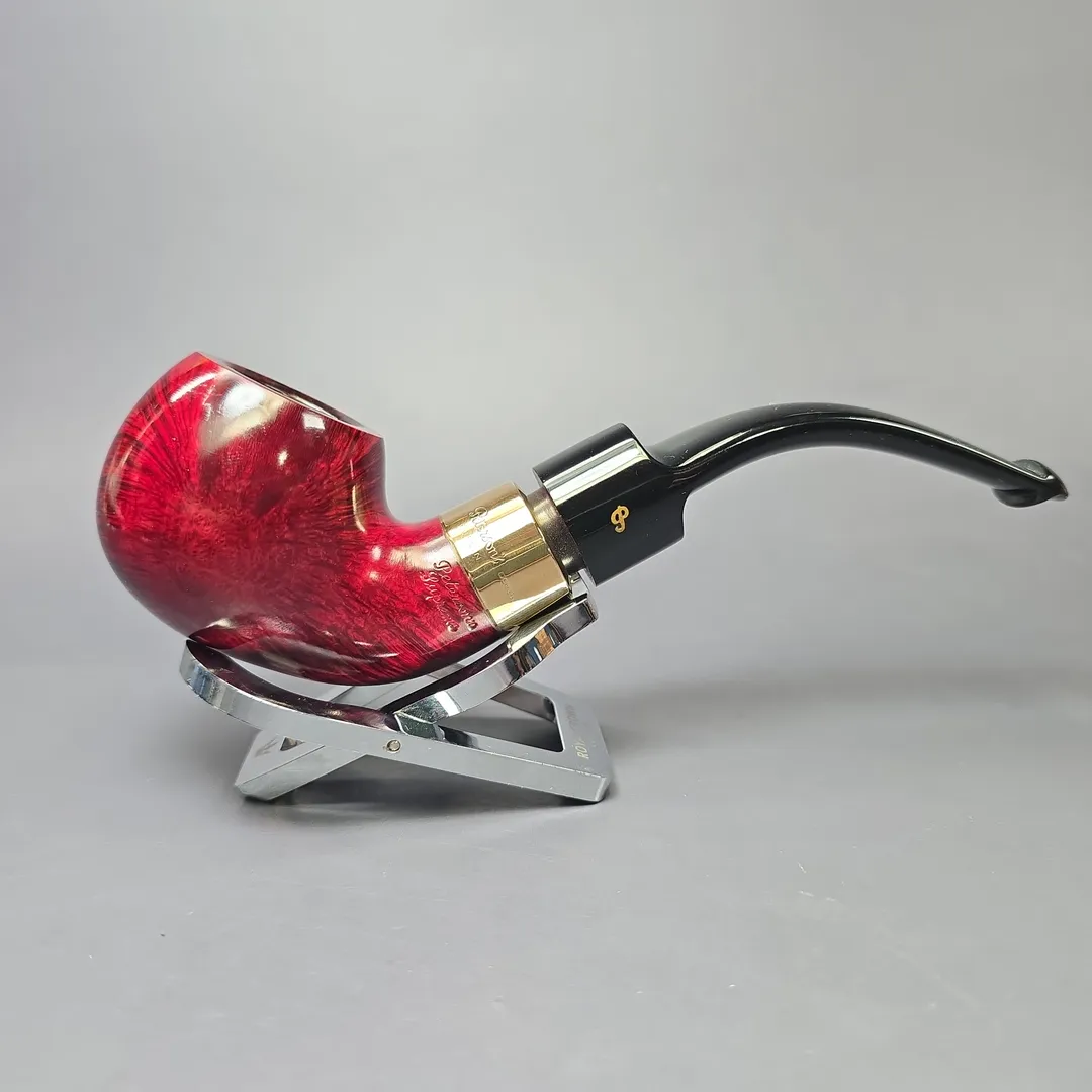 Peterson 1980 System Supreme Gold Mounted 2S Smooth Apple Estate Briar Pipe, Unsmoked - Image 3