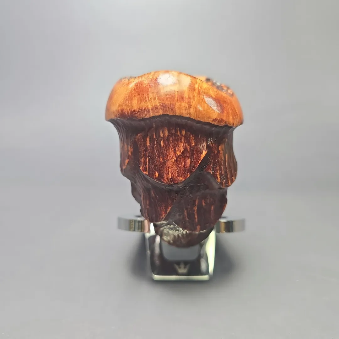 Nording Spruce Cone Partially Rusticated Freehand Estate Briar Pipe, Unsmoked - Image 3