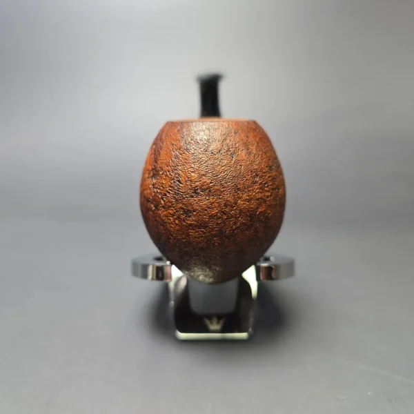Papa Bear's Pipes by Tim Beaumont Partially Sandblasted Egg Handmade Briar Pipe, New - Image 3