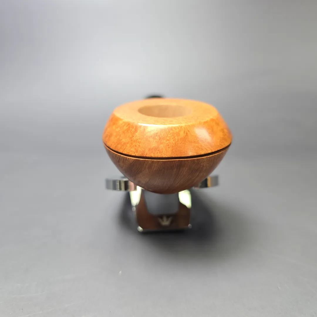 Luciano 2012 89 C Smooth Squat Bulldog Estate Briar Pipe, Unsmoked - Image 3