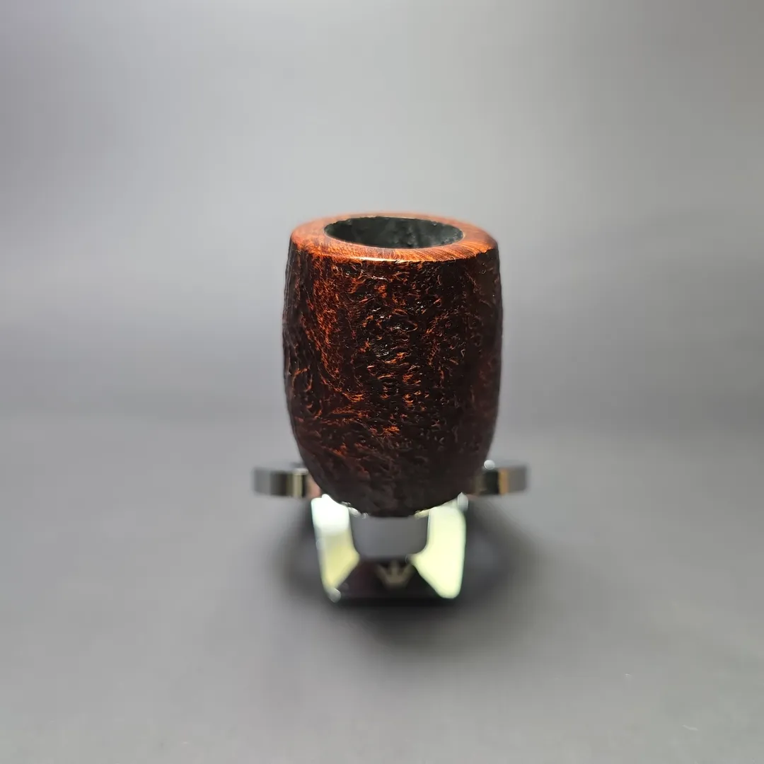 Bruno Nuttens Bing B1 Partially Sandblasted Billiard Briar Pipe, New - Image 3