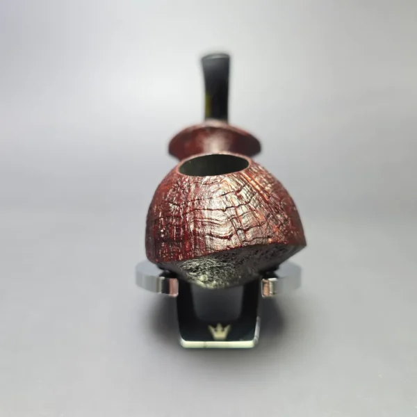 Madao Sandblasted Asymmetric Orca Handmade Briar Pipe, New - Image 3
