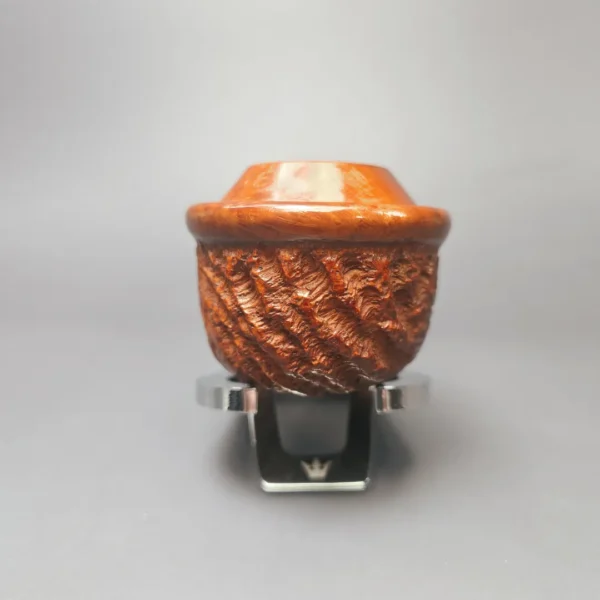 Charatan's Make Reuben Era Selected Partially Sandblasted Countryman Estate Briar Pipe, English Estates - Image 3