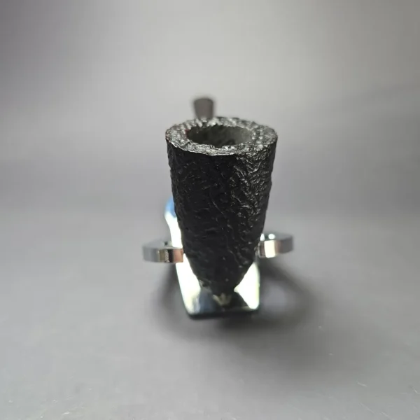 Stanwell c.1960s Hand Made Bamboo Sandblasted Nefertiti Dublin Estate Briar Pipe, Unsmoked - Image 3