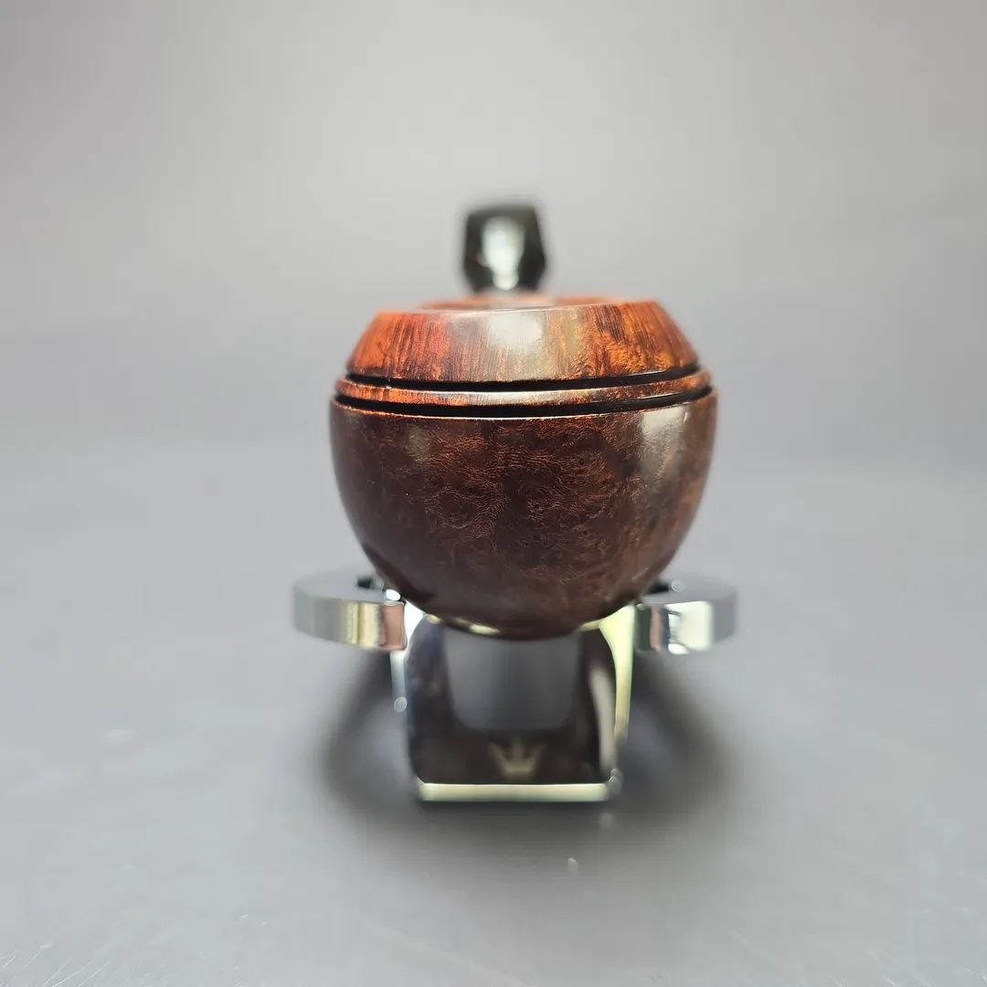 Dunhill 2008 Bruyere 3208 Smooth Rhodesian w/ Silver Estate Briar Pipe, English Estates - Image 3