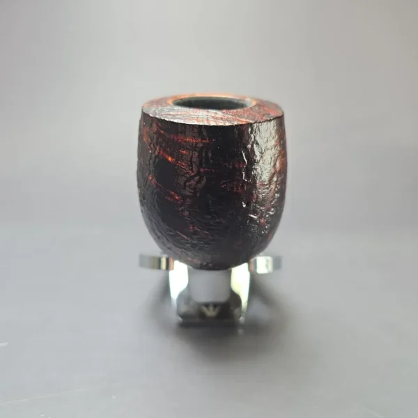 Neerup Classic Sandblasted Brandy w/ Brass Estate Briar Pipe, Unsmoked - Image 3