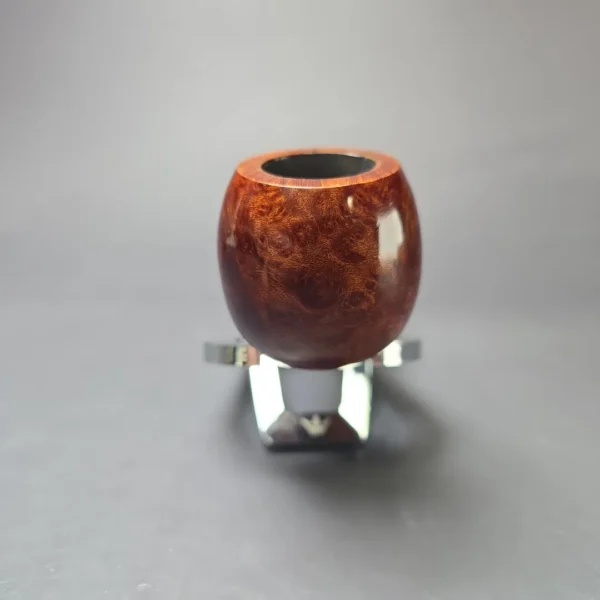 Les Wood (pre-Ferndown) Smooth Apple w/ Silver Estate Briar Pipe, Unsmoked - Image 3