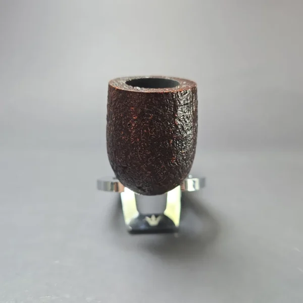 MBSD Briars Timeless Traditions 1 Sandblasted Billiard w/ Silver Handmade Briar Pipe, New - Image 4