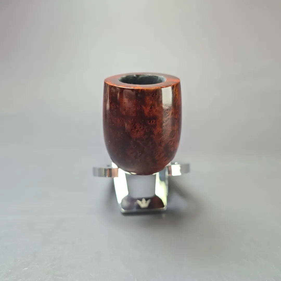 MBSD Briars Timeless Traditions 1 Smooth Billiard w/ Silver Handmade Briar Pipe, New - Image 4