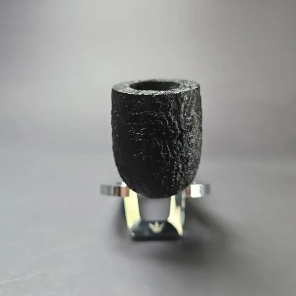 MBSD Briars Timeless Traditions 1 Sandblasted Billiard w/ Silver Handmade Briar Pipe, New - Image 4