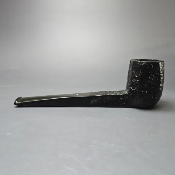 Dunhill 1987 Shell Briar 4124 "Complimentary" Sandblasted Panel Estate Briar Pipe, Unsmoked - Image 4