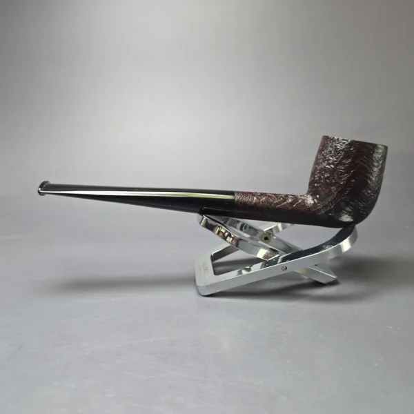 Pipe Tristan Timeless Series Sandblasted Billiard Briar Pipe, New - Image 4