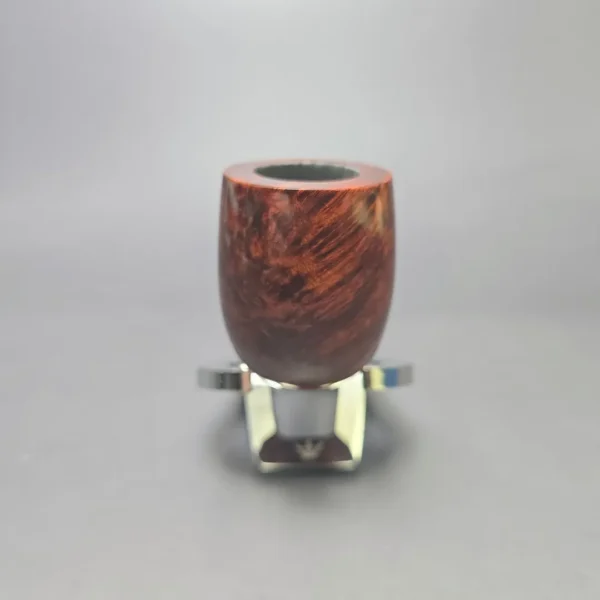 MBSD Briars Timeless Traditions 1 Smooth Billiard w/ Silver Handmade Briar Pipe, New - Image 4