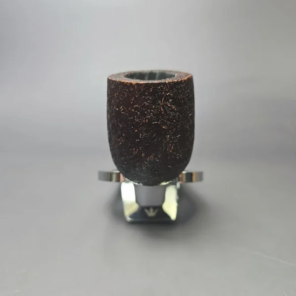 MBSD Briars Timeless Traditions 1 Sandblasted Billiard w/ Silver Handmade Briar Pipe, New - Image 4