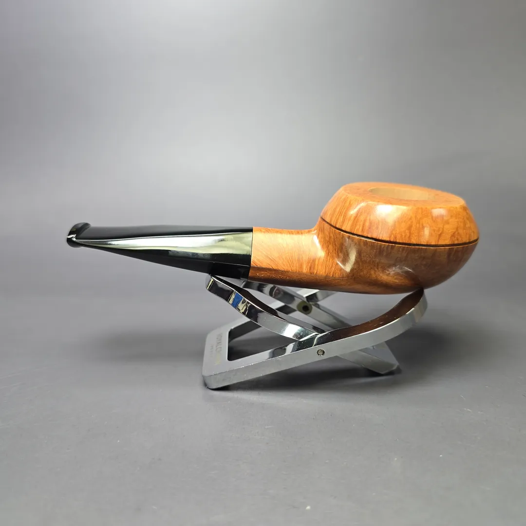 Luciano 2012 89 C Smooth Squat Bulldog Estate Briar Pipe, Unsmoked - Image 4