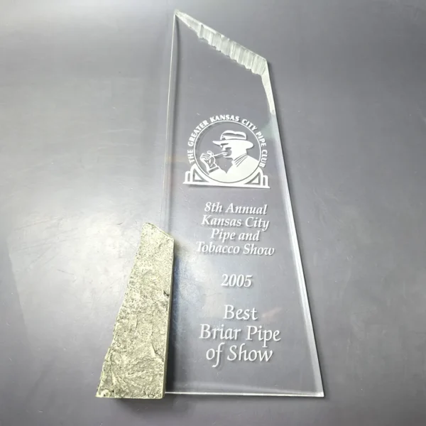 Michael Parks 2005 GKCPC Best in Show Giant Blowfish w/ Brazilian Rosewood Estate Briar Pipe, Unsmoked - Image 4