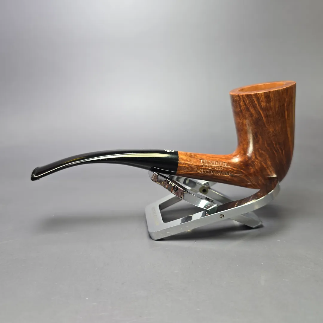 James Upshall 1980s P Grade Smooth Stack Dublin Estate Briar Pipe, Unsmoked - Image 4