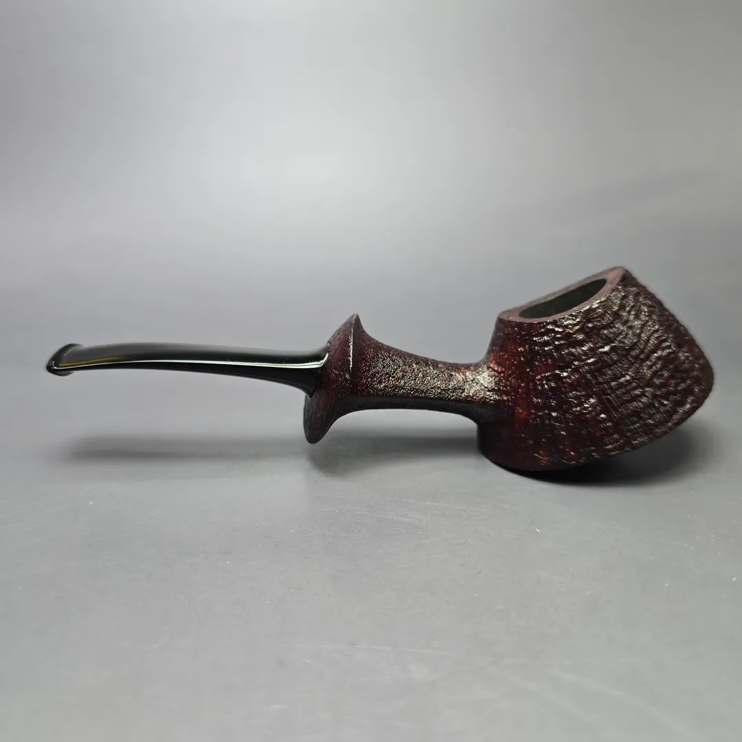 Madao 3000 Sandblasted Asymmetric Speeding Volcano Handmade Briar Pipe, New - Image 4