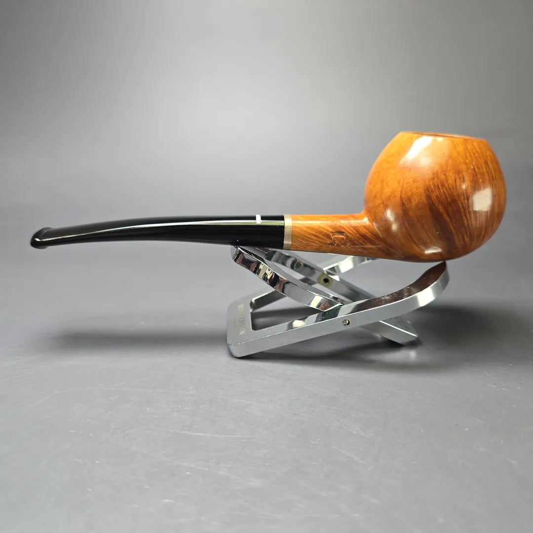 Don Carlos 2 Note Smooth Apple Prince w/ Silver Estate Briar Pipe, Italian Estates - Image 4