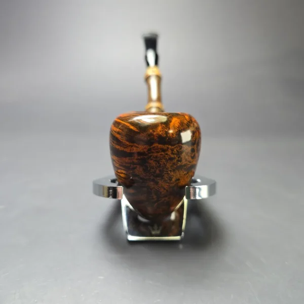 MBSD Briars Modern Masters 1 Smooth Peewit w/ Bamboo Briar Pipe, New - Image 4