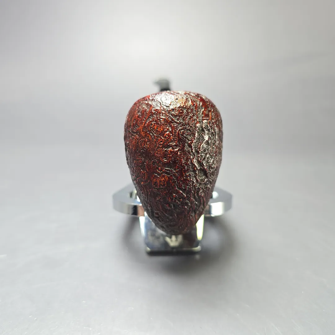 MBSD Briars Modern Masters 1 Sandblasted Peewit w/ Bamboo Briar Pipe, New - Image 4